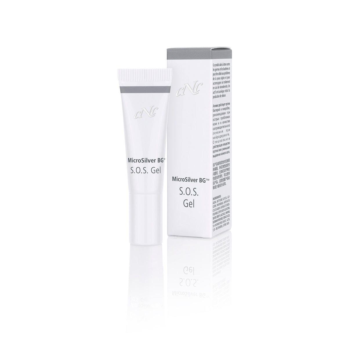 CNC cosmetic MicroSilver BG S.O.S. Gel, 10 ml - JANIMARE