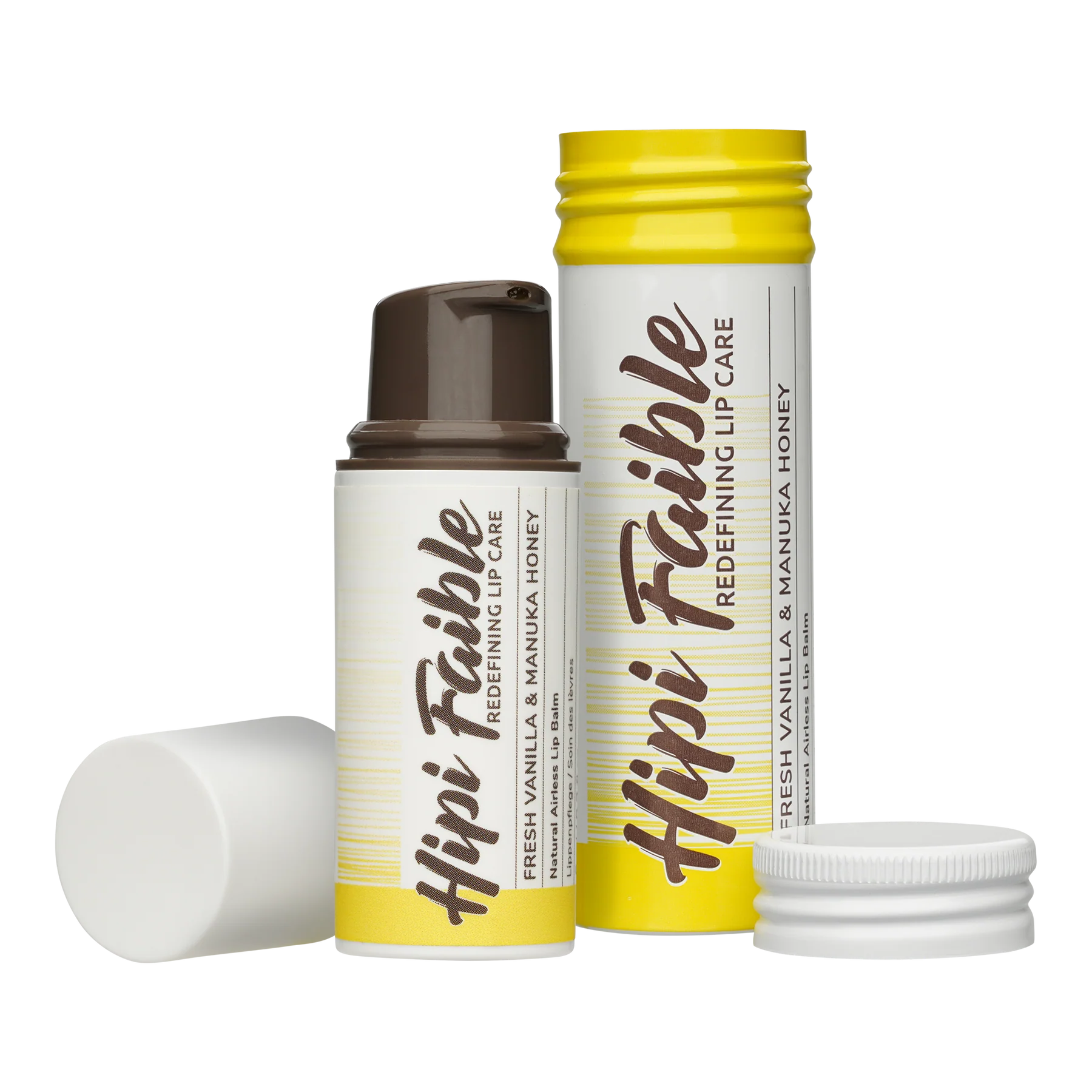 Hipi Faible Lip Balm - Fresh Vanilla & Manuka Honey, 6ml - JANIMARE