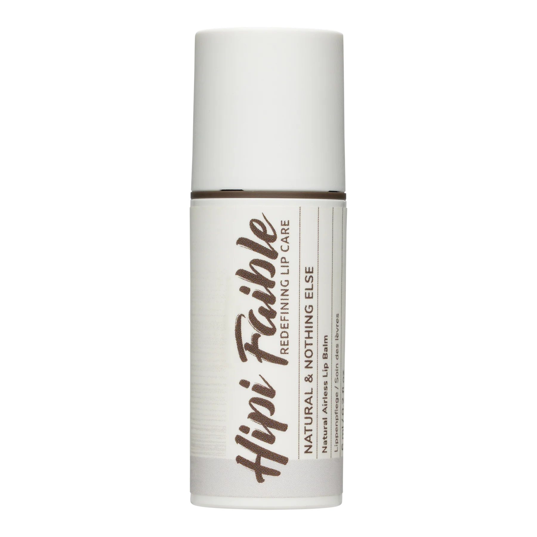 Hipi Faible Lip Balm - Natural & Nothing Else, 6ml - JANIMARE