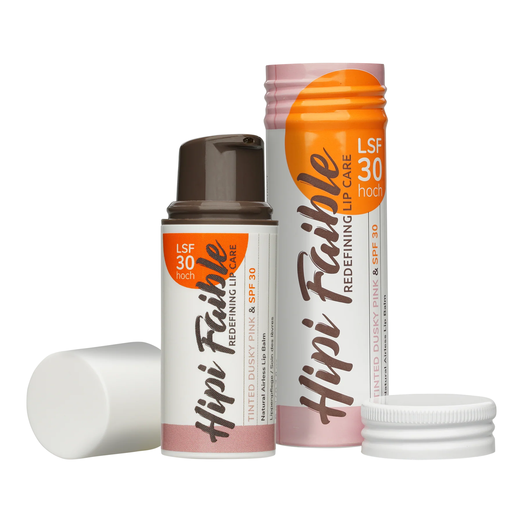 Hipi Faible Lip Balm - Tinted Dusky Pink & SPF 30, 6ml - JANIMARE