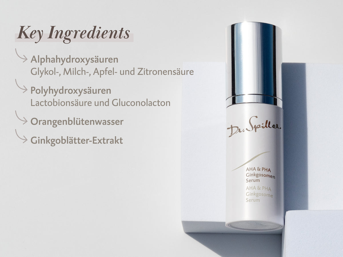 Dr. Spiller AHA & PHA Ginkgosomen Serum, 30 ml - JANIMARE