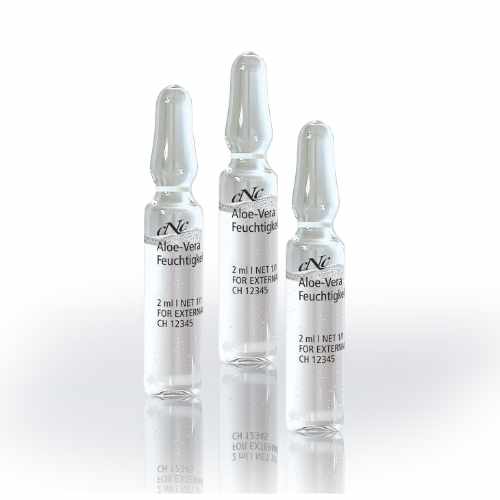 CNC cosmetic Hyaluron Aloe Vera Feuchtigkeitsampulle, 10 x 2 ml - JANIMARE