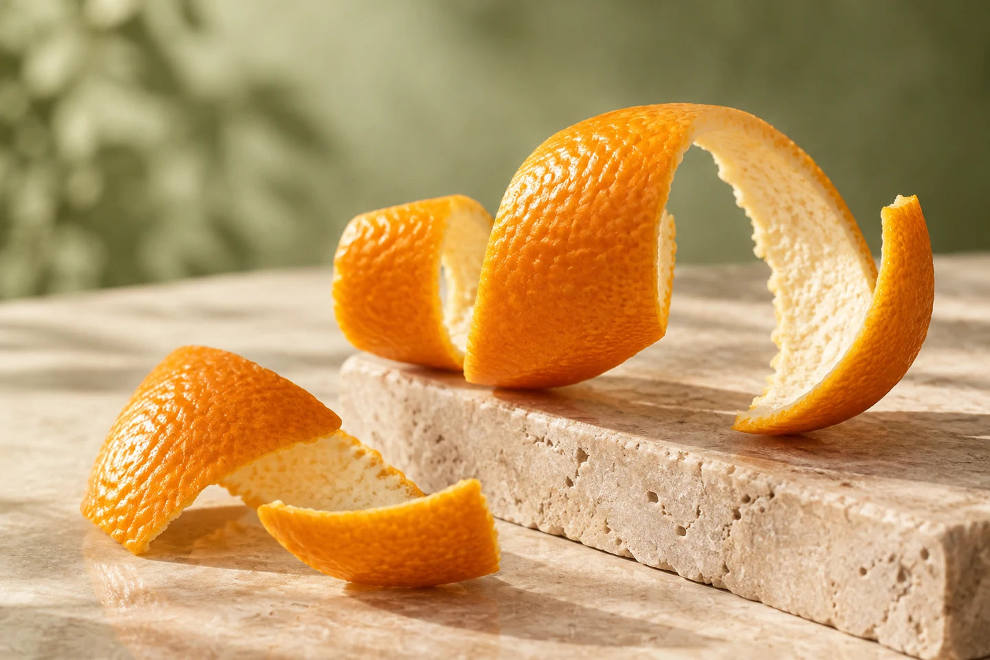 Schalenstücke der Süßorange