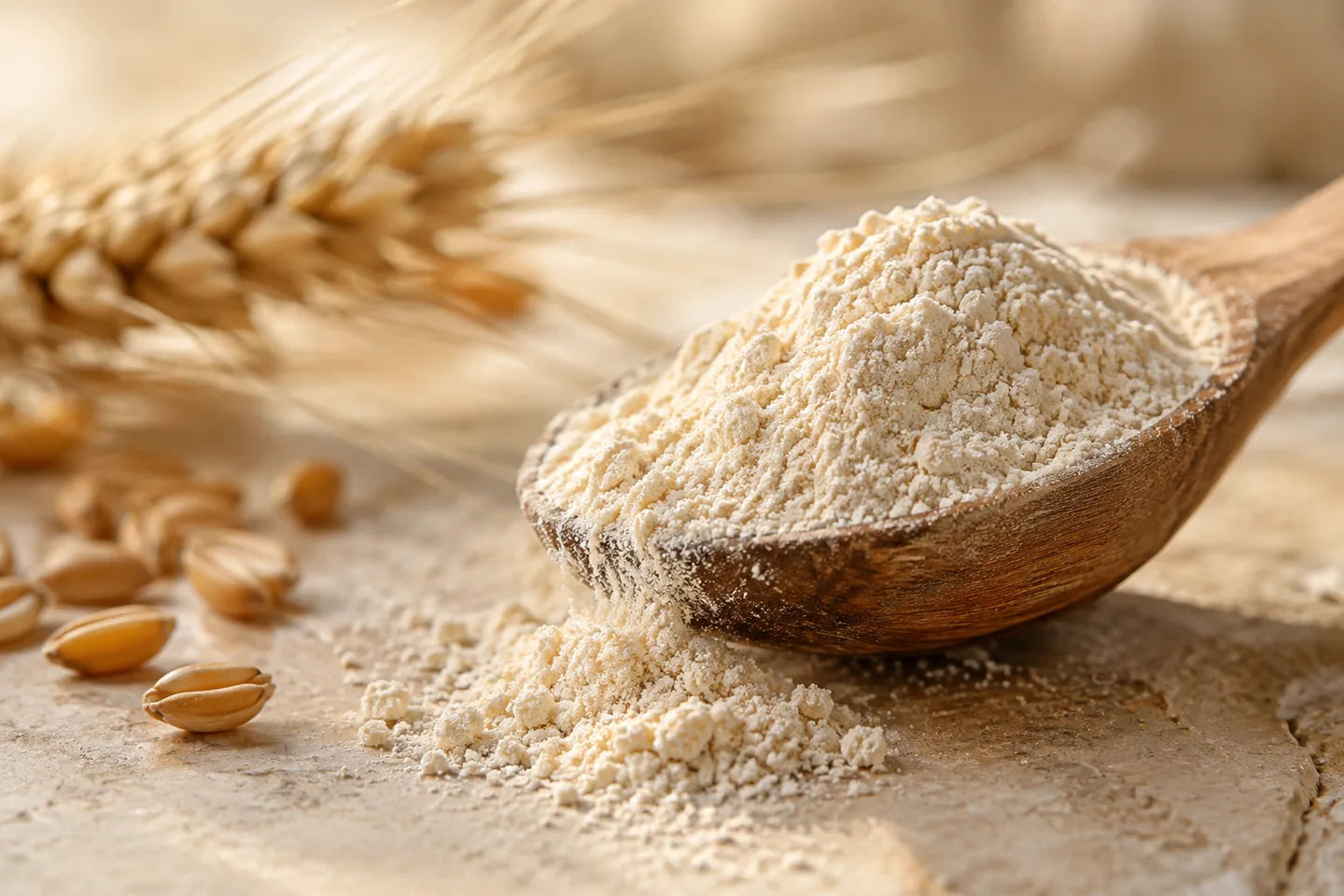 Illustrative Rohstoffdarstellung für Weizenprotein